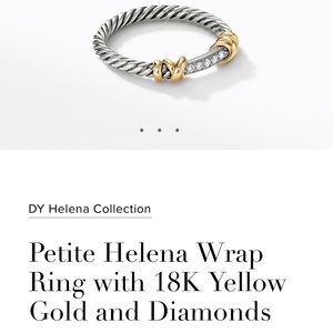David Yurman Petite Helena wrap ring